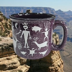 Grand Canyon Petroglyphs Cave Paintings Pictographs Coffee Mug Cup L👀K